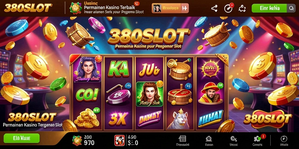 Tampilan gameplay menarik dari 380SLOT, menawarkan berbagai slot yang menantang.