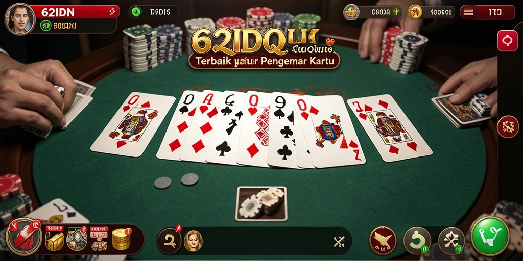 Tangkapan layar dari gameplay seru QiuQiu di 62IDN.