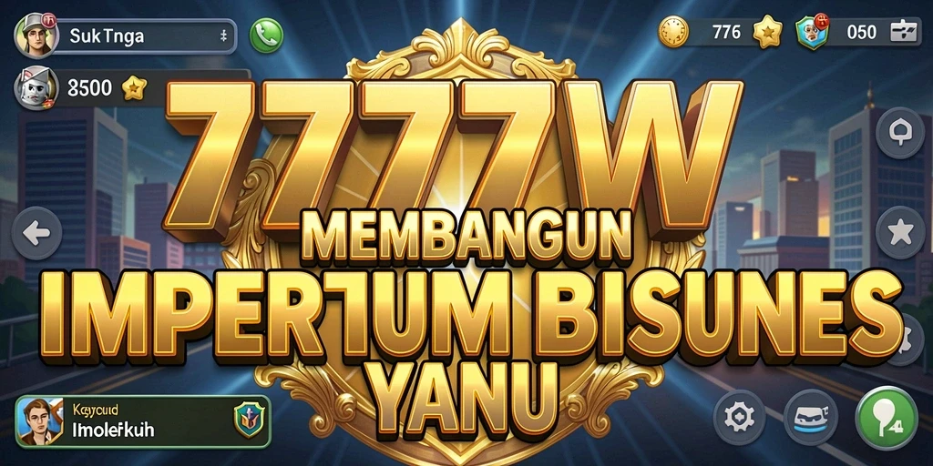 Screenshot utama 7777W menampilkan gameplay Tycoon yang intens.