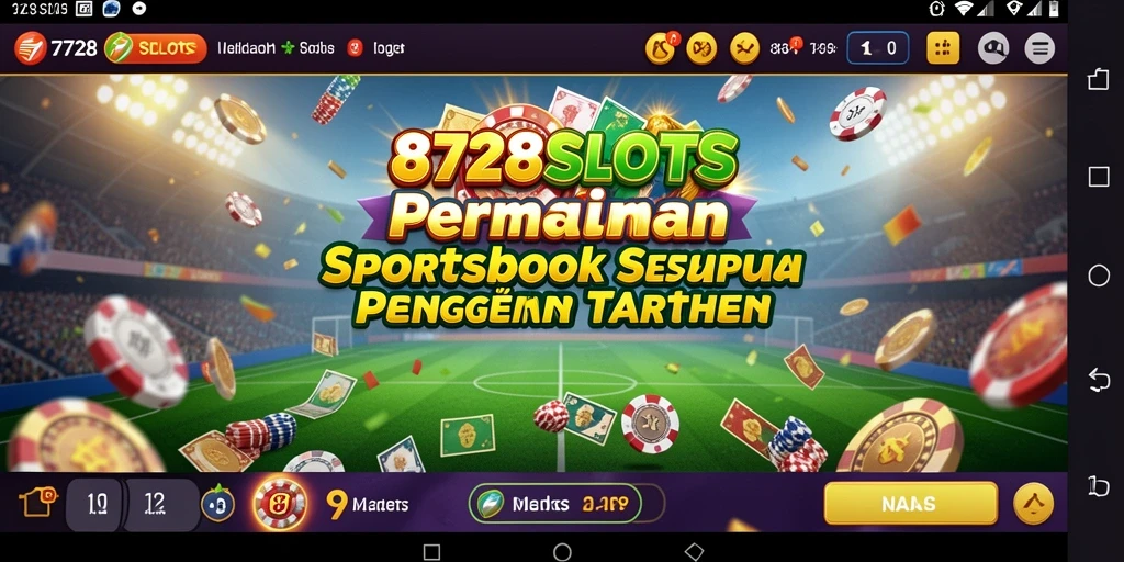 Tampilan antarmuka pengguna aplikasi 8728SLOTS yang menarik dan intuitif.