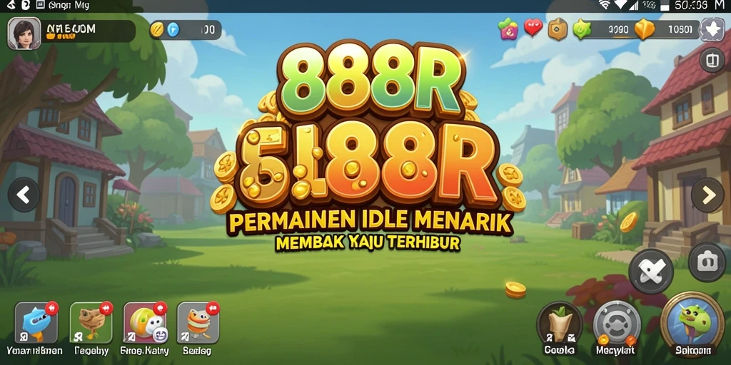 Screenshot 888R menampilkan gameplay Idle yang mengasyikkan.
