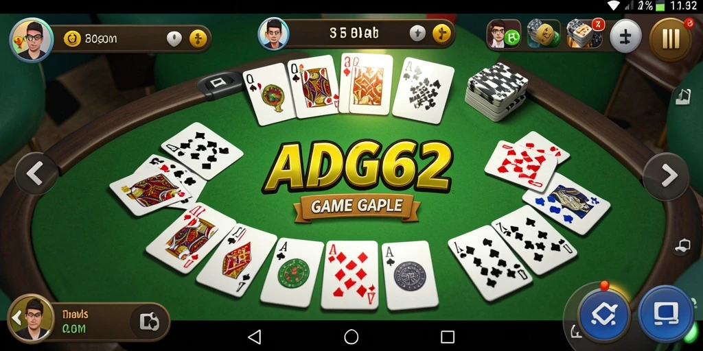 Tampilan gameplay ADG62 yang menegangkan dan seru.