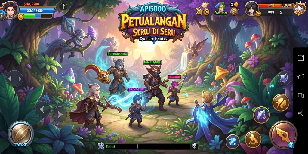 Gameplay seru API5000 di dunia petualangan yang luas.