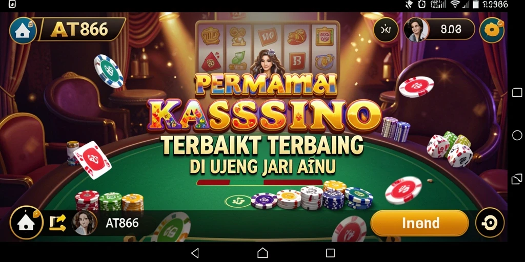 Screenshot permainan Kasino AT866 menampilkan grafis menarik dan gameplay yang seru.