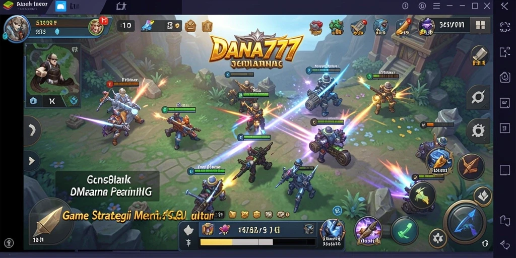 Tampilan gameplay seru dalam DANA777 dan momen strategis menegangkan.