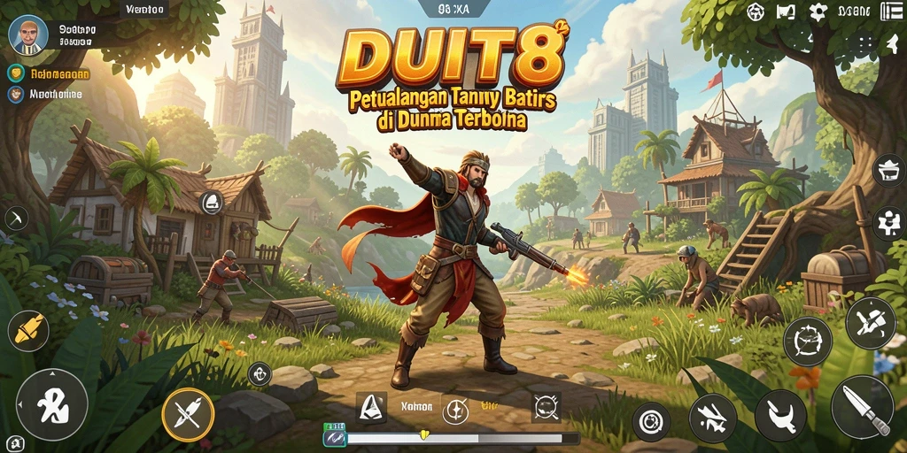 Tampilan screenshot gameplay Open World DUIT8 yang menakjubkan.