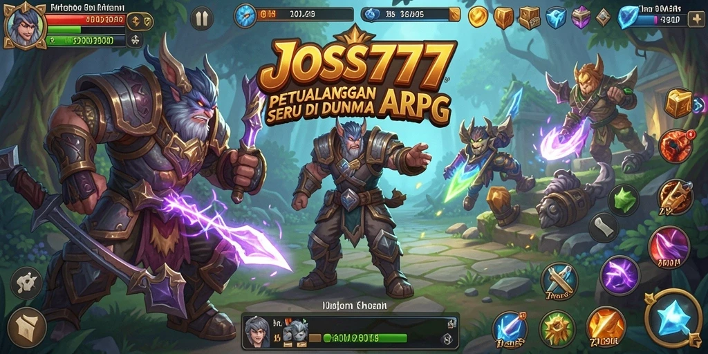 Tampilan gameplay JOSS777 yang seru dan menantang.