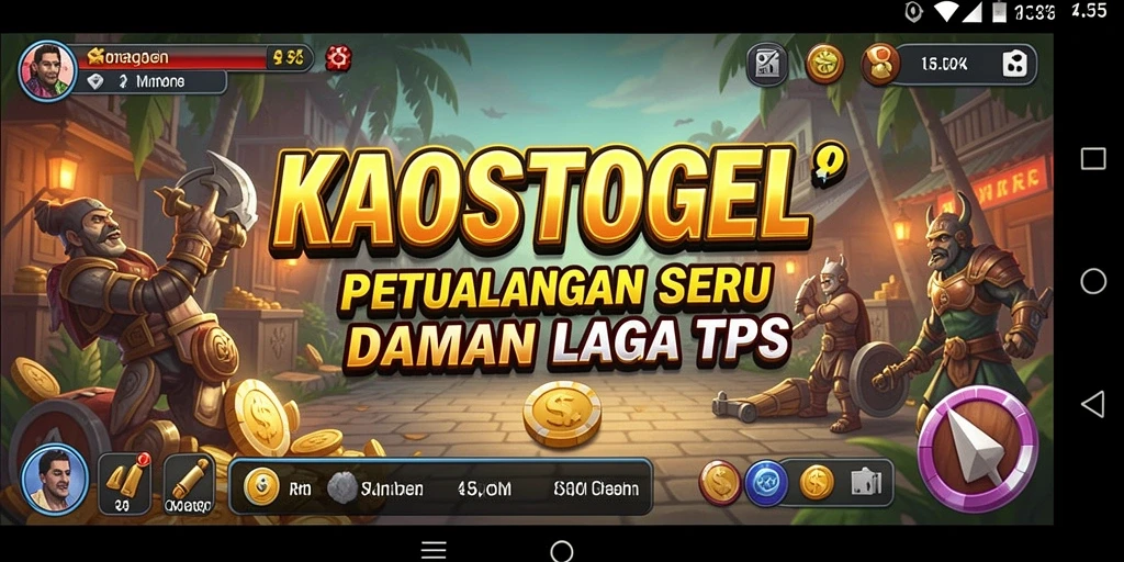 Tampilan gameplay KAOSTOGEL dengan aksi menegangkan dan grafis luar biasa.