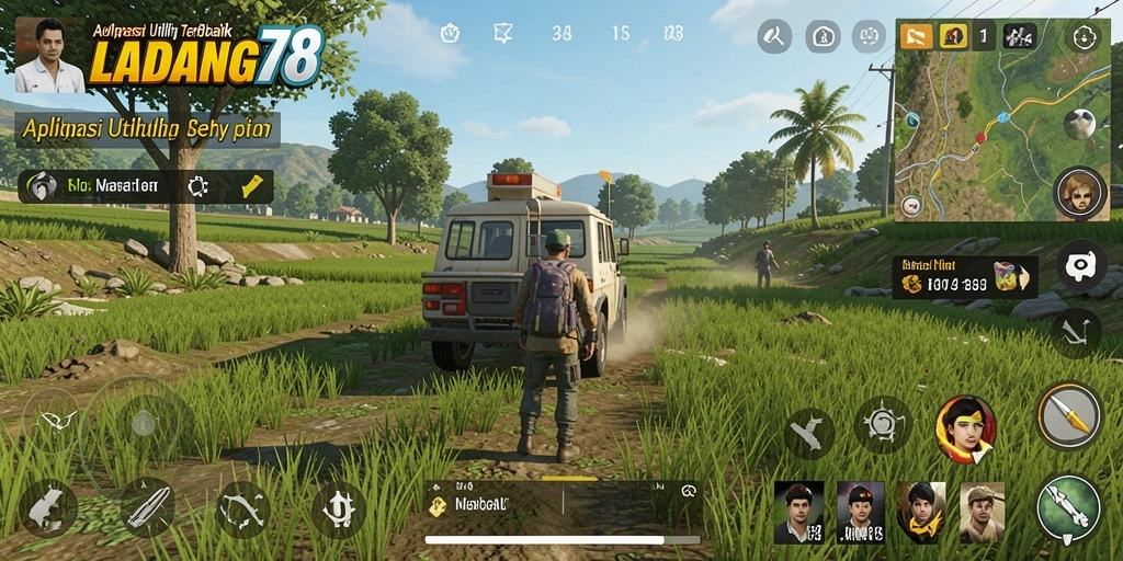 Tampilan screenshot LADANG78 dengan pengingat dan analisis keuangan.