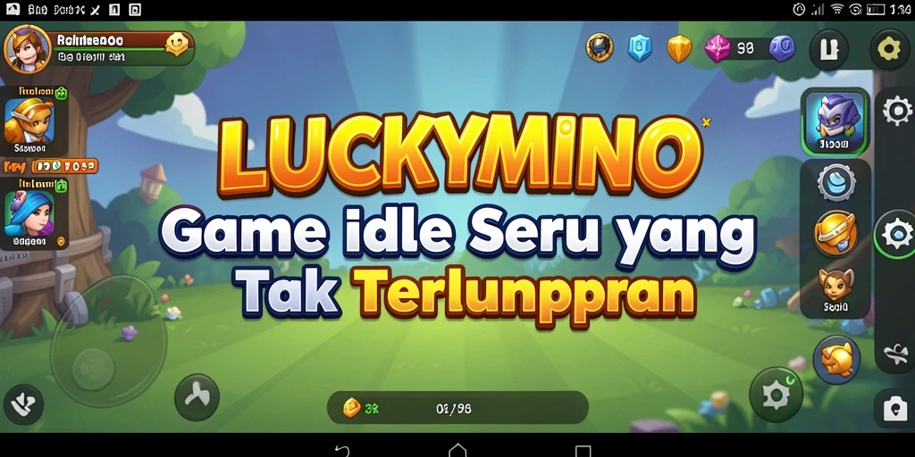 Tampilan gameplay LUCKYMINO yang menarik dan menghibur.