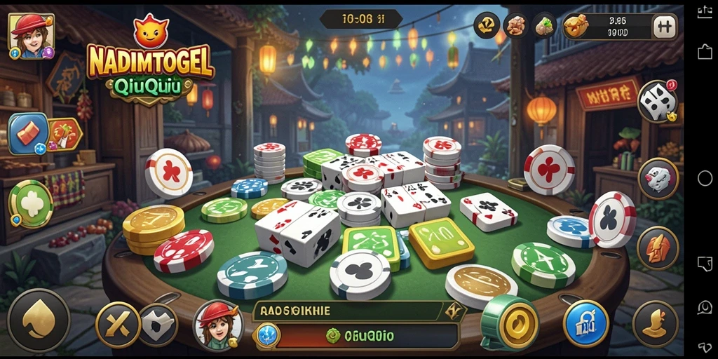 Tampilan gameplay QiuQiu yang seru dan menarik di NADIMTOGEL.