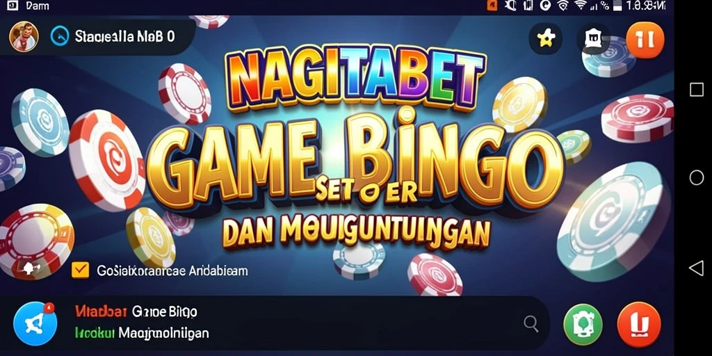 Screenshot gameplay NAGITABET menampilkan keseruan bermain Bingo.