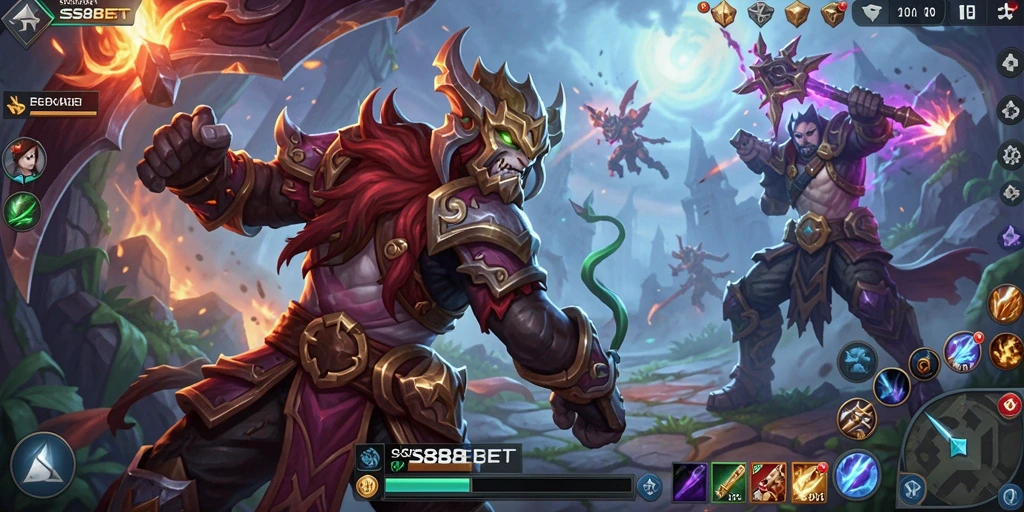 Screenshot gameplay SS88BET menampilkan aksi seru dalam dunia ARPG.