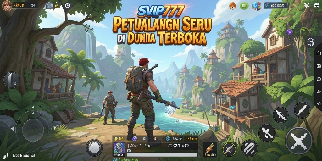 Tampilan gameplay Open World di SVIP777 yang menakjubkan.