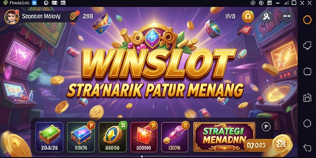 Tangkapan layar utama WINSLOT menunjukkan pertempuran strategi yang intens.