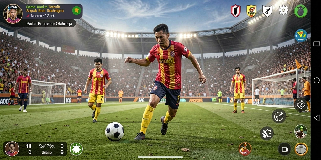 Gameplay menarik dari ZIATOGEL dalam aksi sepak bola.